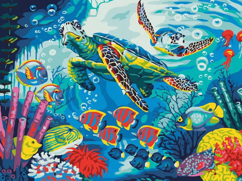 Картина морской мир